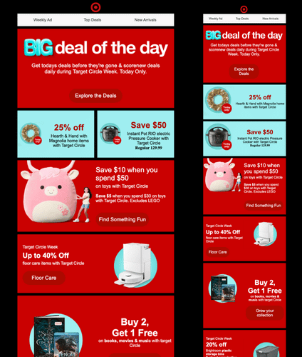 Recreated a Target Advertisement Email - Email Marketing